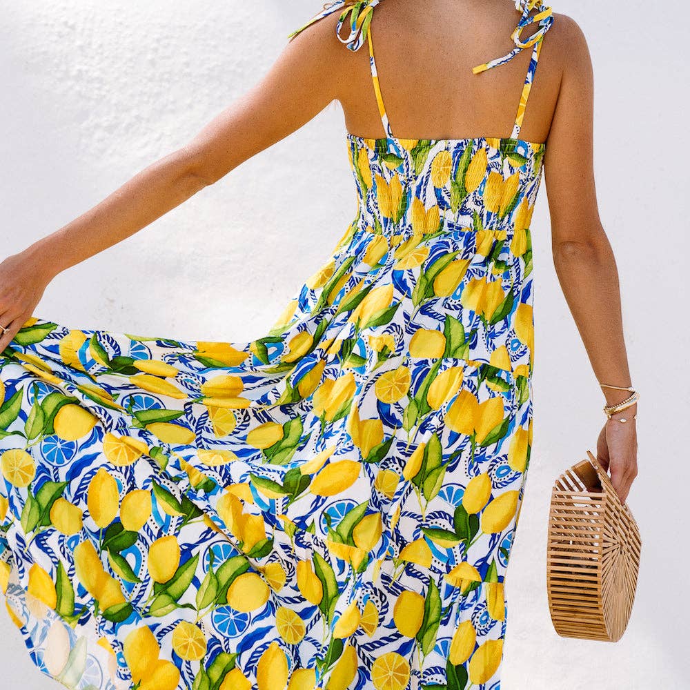 The Positano  Resort Dress - Yellow