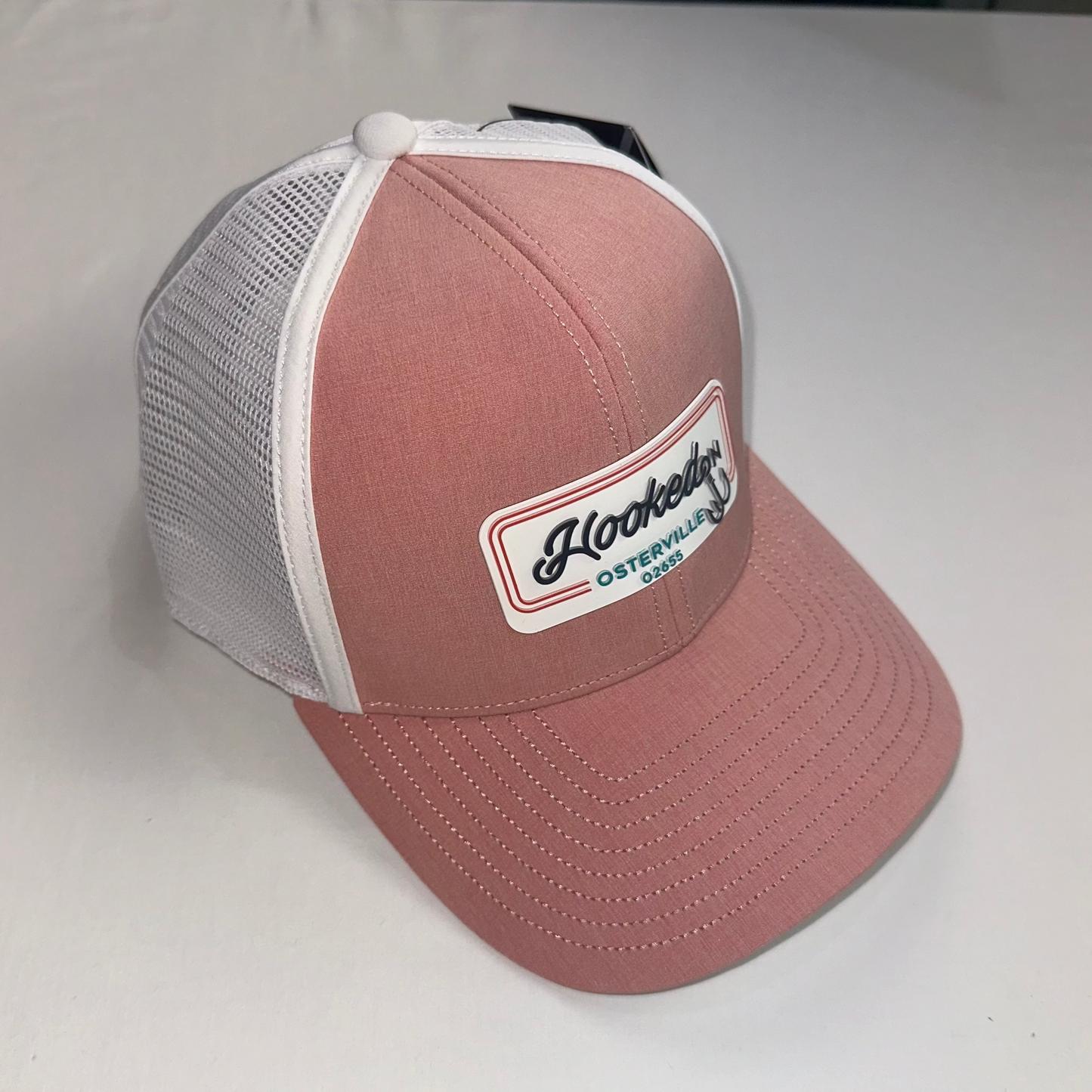 Hooked On x Fury Hunter Cap White / Dusty Pink