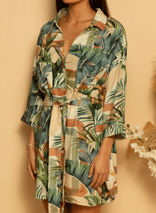 The Oversized Lined Dress - Modern Tropics