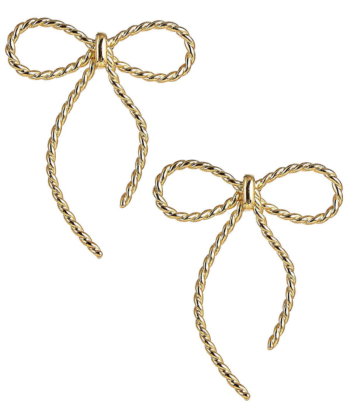 The Tory Bow Gold Earring