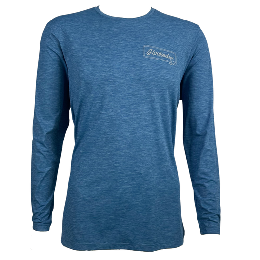 Hooked On x Anetik Tech Shirt Light Blue